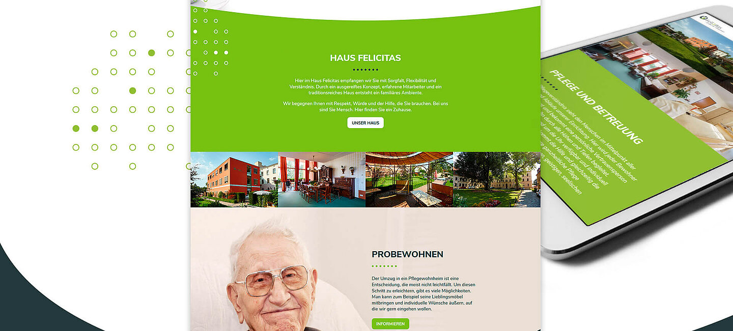 Internetseite Haus Felicitas Glauchau