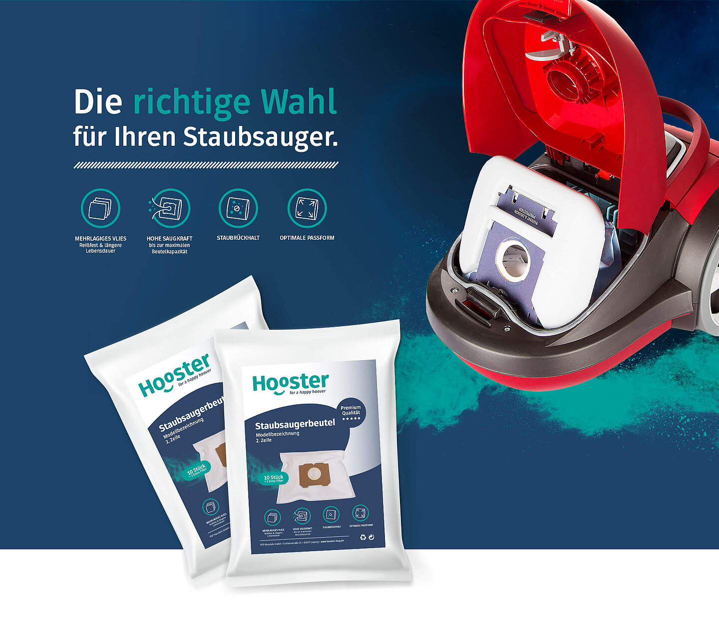 Hooster Staubsaugerbeutel Markenentwicklung