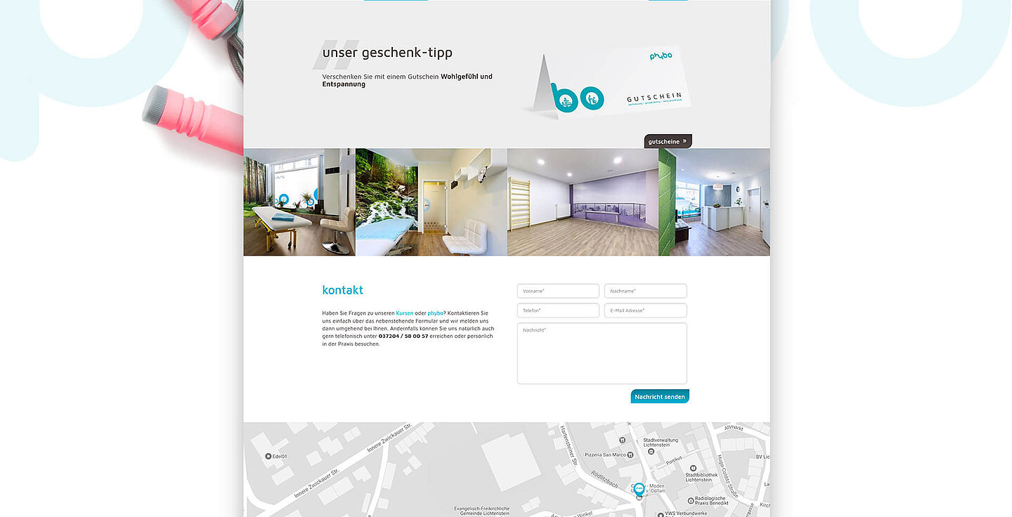 Phybo Webseite