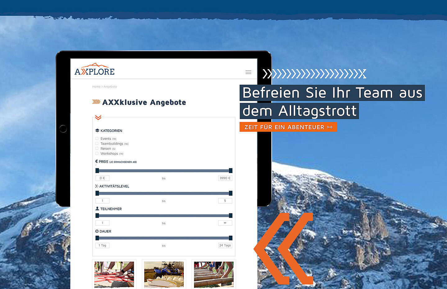 responsiv Website Axxplore