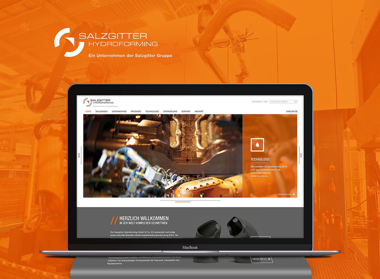 Webseite Salzgitter Hydroforming