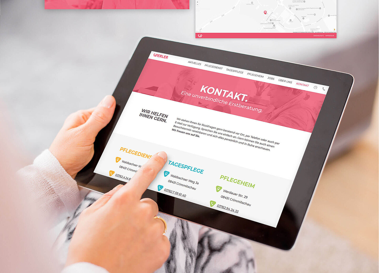 Webseite Werler Pflegeheim