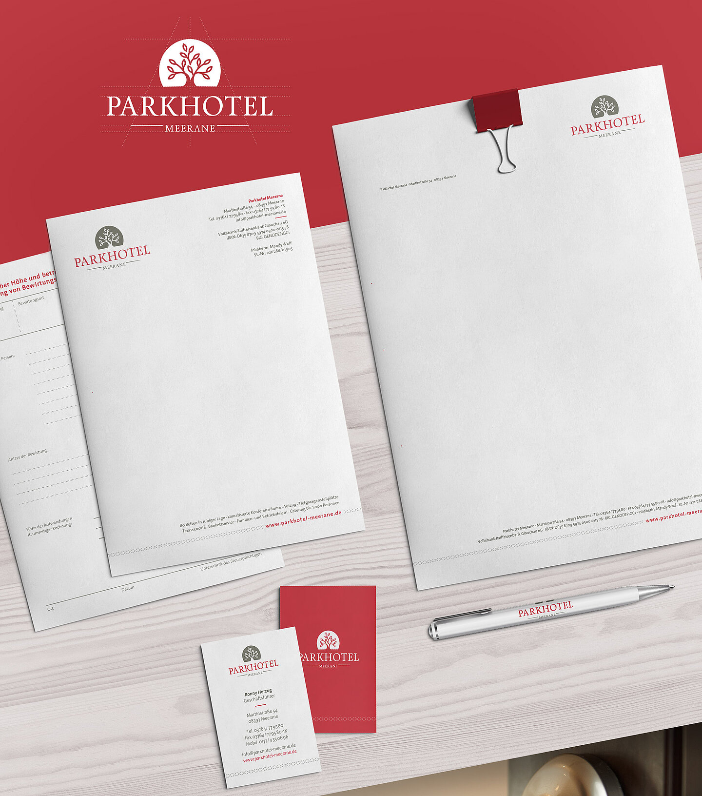 Corporate Design Parkhotel Meerane